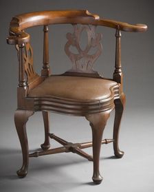 Roundabout Chair, between 1750 and 1770. Creator: Unknown