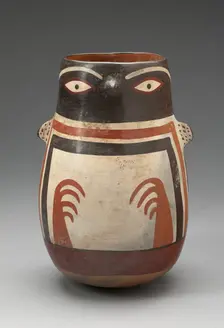 Rounded Beaker in the Form of an Abtract Bird, 180 B.C./A.D. 500. Creator: Unknown
