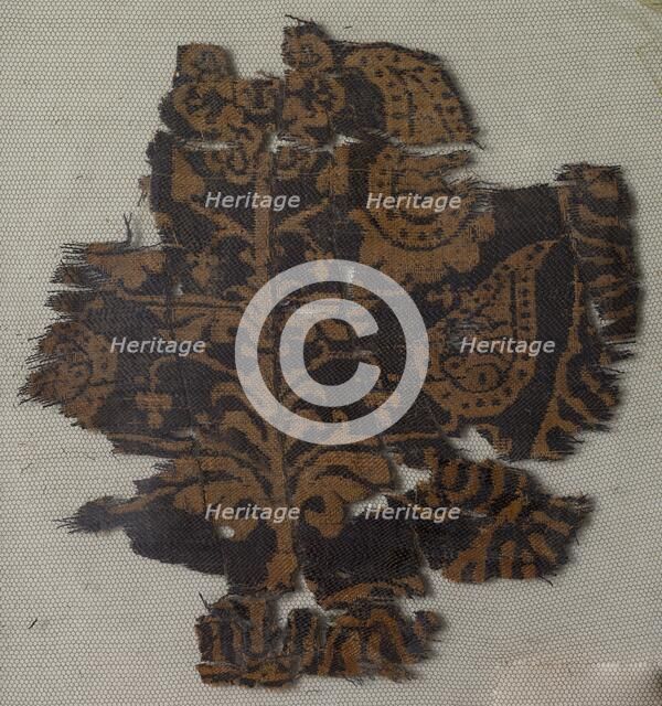 Roundel with a Palmette Tree, 7th-8th century. Creator: Unknown.