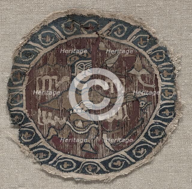 Roundel with figure, 1000s. Creator: Unknown.