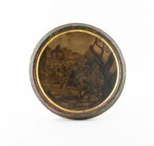 Roundel with Hunting Scene, Germany, Late 16th to 17th century. Creator: Unknown