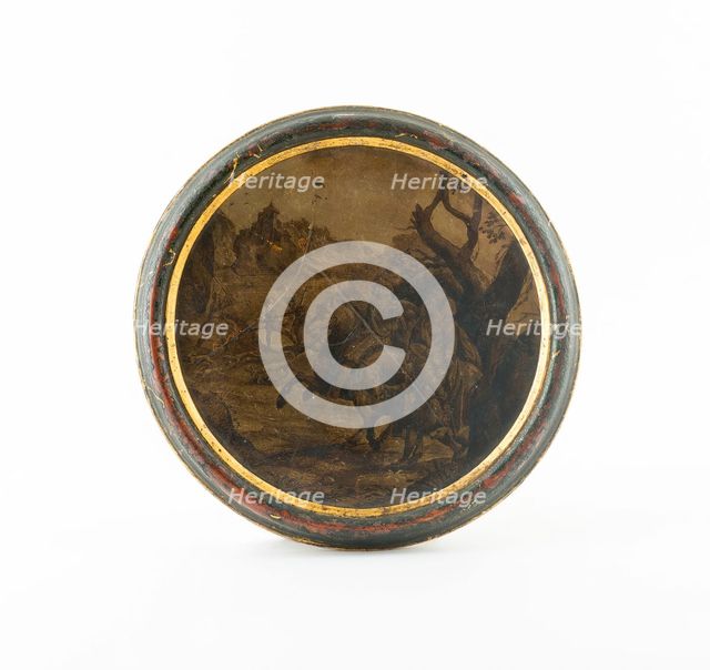 Roundel with Hunting Scene, Germany, Late 16th to 17th century. Creator: Unknown.