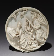 Roundel with the Annunciation, c. 1470. Creator: Unknown