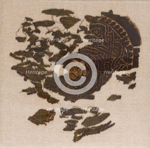 Roundel, Coptic, 4th century. Creator: Unknown.