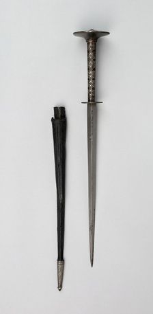 Roundel Dagger and Scabbard, Saxony, 1500/20. Creator: Unknown