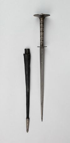 Roundel Dagger and Scabbard, Saxony, 1500/20. Creator: Unknown