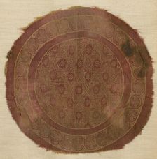 Roundel, Egypt, Roman period (30 B.C.- 641 A.D.), 3rd/5th century. Creator: Unknown