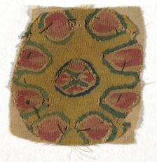 Roundel, Egypt, Roman period (30 B.C.- 641 A.D.)/ Arab period (641-969), 5th/8th century. Creator: Unknown
