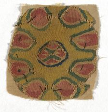Roundel, Egypt, Roman period (30 B.C.- 641 A.D.)/ Arab period (641-969), 5th/8th century. Creator: Unknown