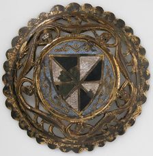 Roundel, French, 14th century. Creator: Unknown