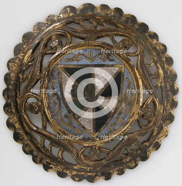 Roundel, French, 14th century. Creator: Unknown.