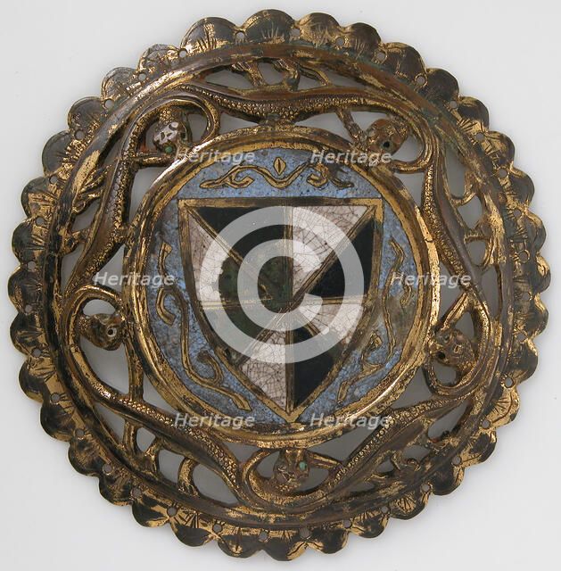 Roundel, French, 14th century. Creator: Unknown.