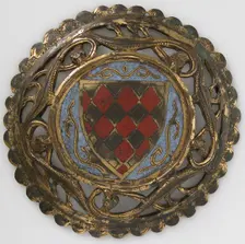 Roundel, French, 14th century. Creator: Unknown