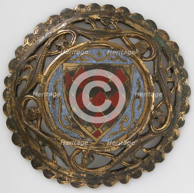 Roundel, French, 14th century. Creator: Unknown.
