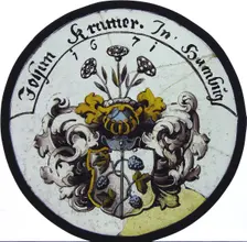 Roundel, German, 1671. Creator: Unknown