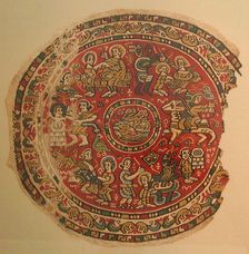 Roundel Illustrating Episodes from the Biblical Story of Joseph, Egypt, 7th century. Creator: Unknown