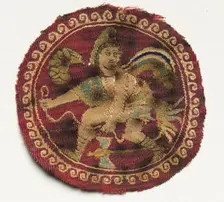 Roundel, Segmentum from a Tunic, mid 600s - mid 700s. Creator: Unknown