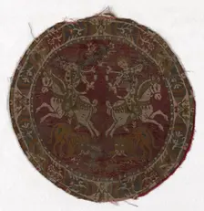 Roundel, Syria, 7th century. Creator: Unknown