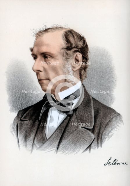 Roundell Palmer, 1st Earl of Selborne, British lawyer and Liberal politician, c1890.Artist: Cassell, Petter & Galpin