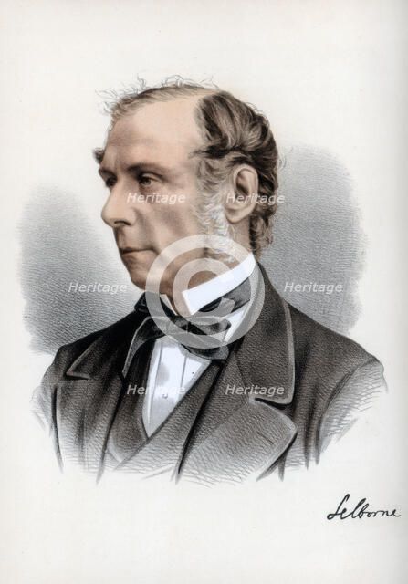 Roundell Palmer, 1st Earl of Selborne, British lawyer and Liberal politician, c1890.Artist: Cassell, Petter & Galpin