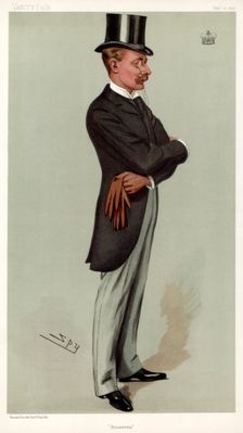 Rousseau the Duke of Bedford, 1896.Artist: Spy