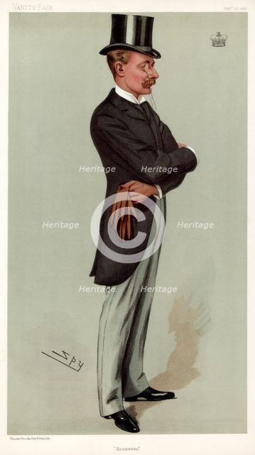 'Rousseau', the Duke of Bedford, 1896.Artist: Spy