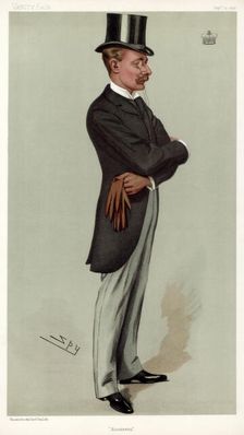 Rousseau the Duke of Bedford, 1896.Artist: Spy