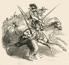 Rout of the Mexicans 1849. Creator: Unknown