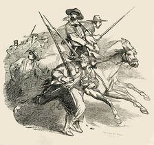 Rout of the Mexicans 1849. Creator: Unknown