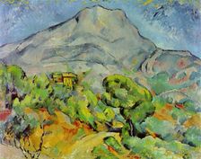 Route de la Montagne Sainte-Victoire, 1898-1902. Creator: Paul Cezanne