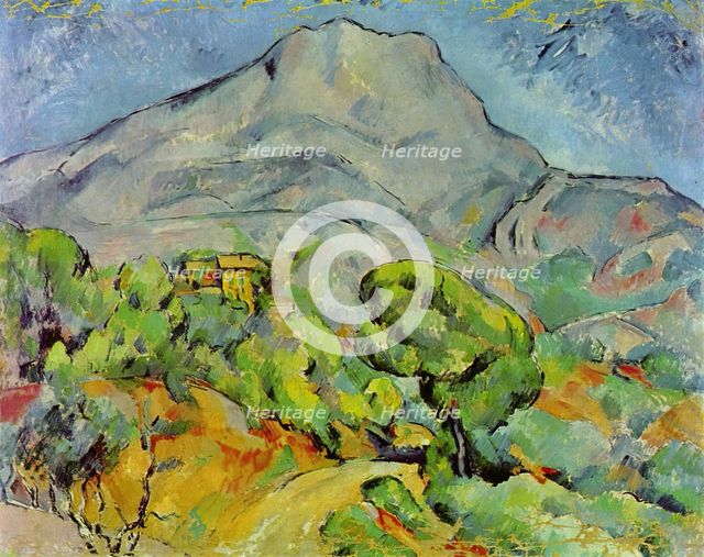 Route de la Montagne Sainte-Victoire, 1898-1902. Creator: Paul Cezanne.