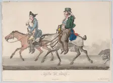 Route de Poissy, 1816. Creator: Philibert Louis Debucourt