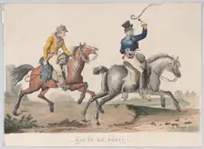 Route de Poste, 1817. Creator: Philibert Louis Debucourt