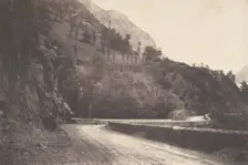 Route de Pierrefitte à Luz St Sauveur, 1853. Creator: Joseph Vigier