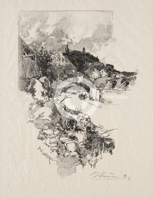 Route de Versailles. Creator: Auguste Louis Lepère (French, 1849-1918).