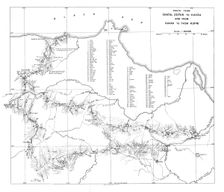 Route from Chatal Zeitun to Kavza and from Kavak to Tash Kupri c1915. Creator: Unknown