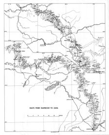 Route from Diarbekir to Zara c1915. Creator: Unknown