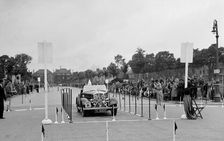 Rover 12/4 of WP Maidens competing in the South Wales Auto Club Welsh Rally, 1937 Artist: Bill Brunell