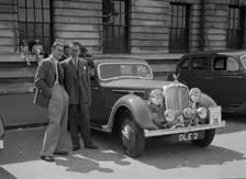 Rover 4-door saloon of FD Cooper at the South Wales Auto Club Welsh Rally, 1937 Artist: Bill Brunell