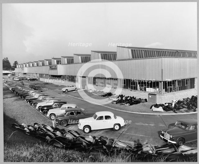 Rover Car Company Works, Lode Lane, Solihull, 25/10/1956. Creator: John Laing plc.