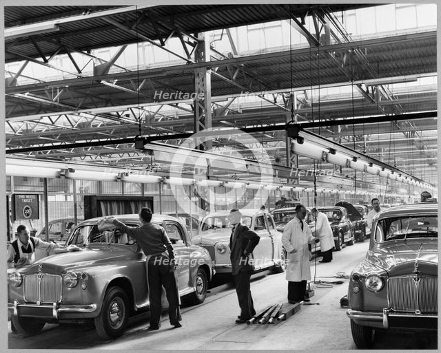 Rover Car Company Works, Lode Lane, Solihull, 25/10/1956. Creator: John Laing plc.
