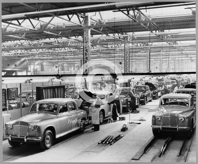 Rover Car Company Works, Lode Lane, Solihull, 25/10/1956. Creator: John Laing plc.