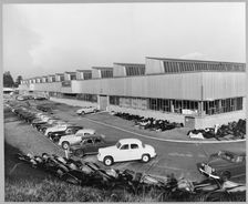 Rover Car Company Works, Lode Lane, Solihull, 25/10/1956. Creator: John Laing plc