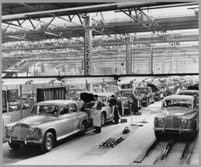 Rover Car Company Works, Lode Lane, Solihull, 25/10/1956. Creator: John Laing plc