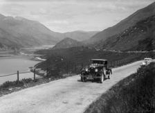 Rover saloon of I Ramsay competing in the RSAC Scottish Rally, 1936. Artist: Bill Brunell