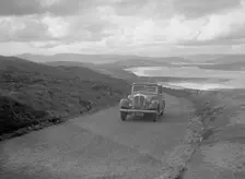 Rover saloon of J Gibbon Jr competing in the RSAC Scottish Rally, 1934. Artist: Bill Brunell