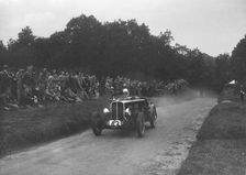Rover Speed Twenty competing in the MAC Shelsley Walsh Speed Hill Climb, Worcestershire, 1935. Artist: Bill Brunell