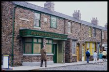 Rovers Return Inn, Coronation Street, Granada Studios, Quay Street, Manchester, 1988. Creator: Dorothy Chapman