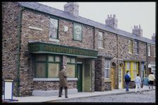 Rovers Return Inn, Coronation Street, Granada Studios, Quay Street, Manchester, 1988. Creator: Dorothy Chapman