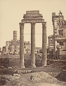Rovine del Foro, 1848-52. Creator: Eugène Constant